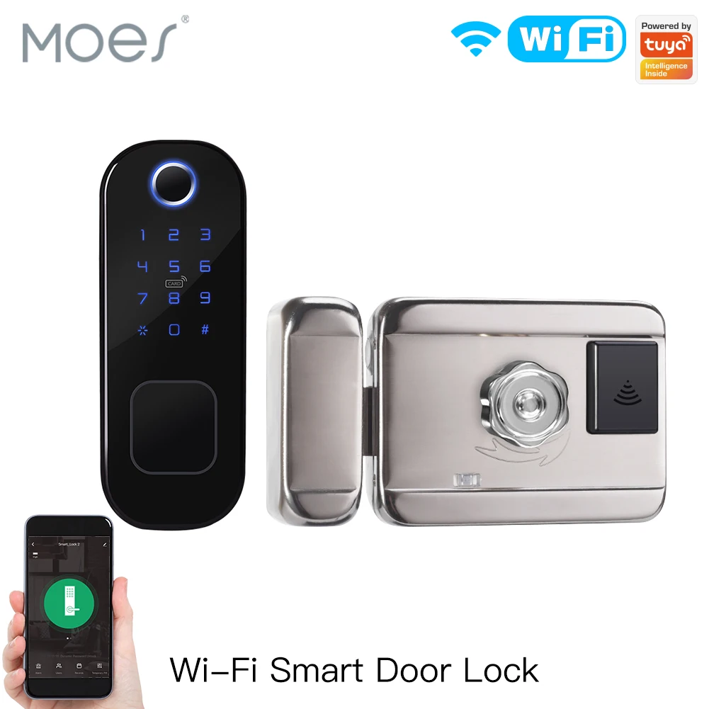 Home Security Upgrades - MOES WiFi Tuya Smart Lock Door