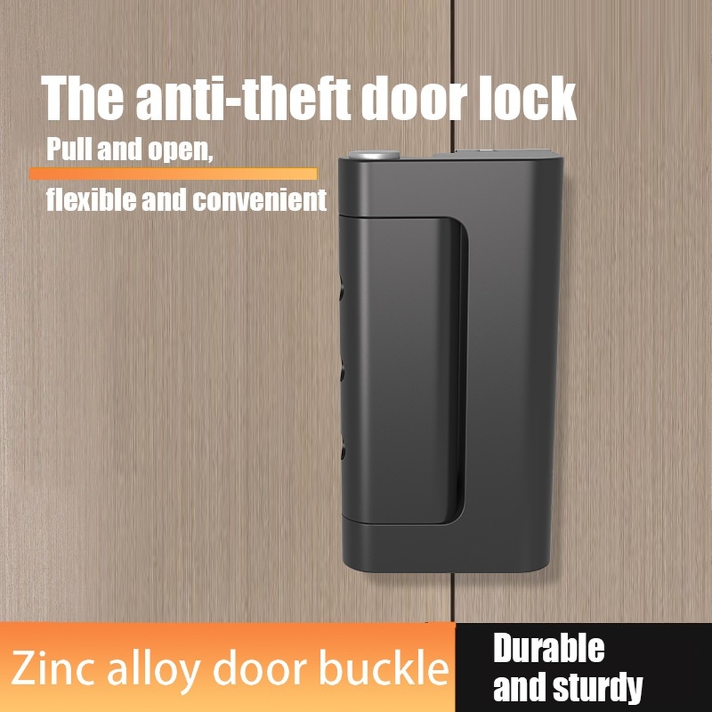 Home Security Door - 1pc Zinc Alloy Anti Theft Door