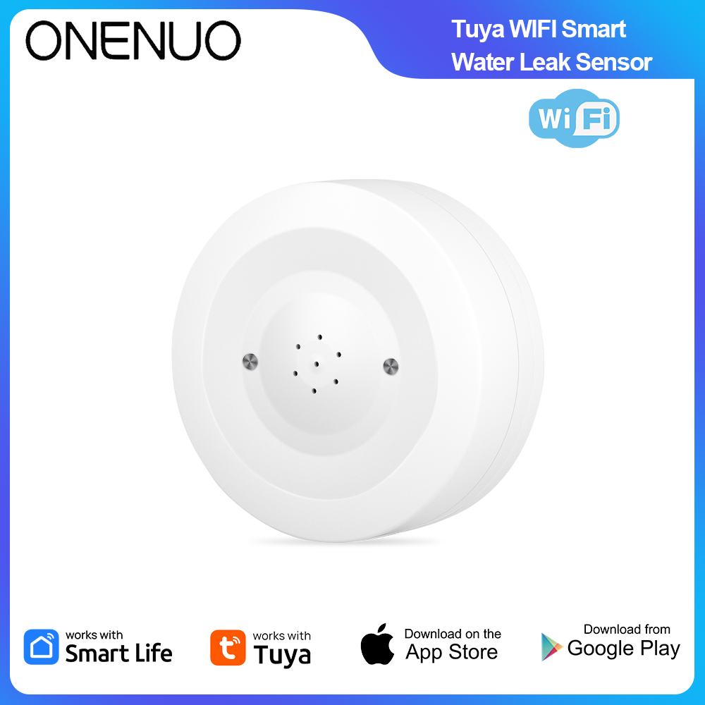 Home Security Tools - ONENUO WiFi Tuya Water Leak Sensor