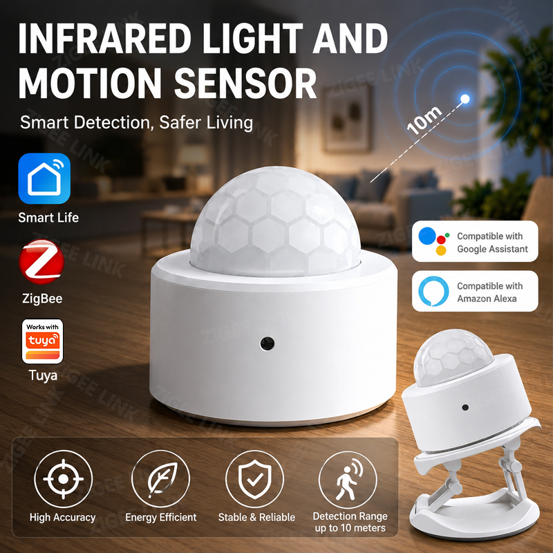 Home Security Tools - ZigBee 3.0 PIR Motion Sensor Wireless