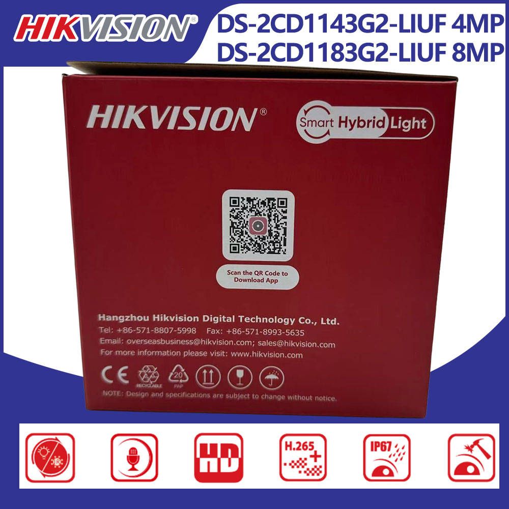 Home Security Hikvision - Hikvision DS-2CD1143G2-LIUF 4MP DS-2CD1183G2-LIUF 8MP Smart