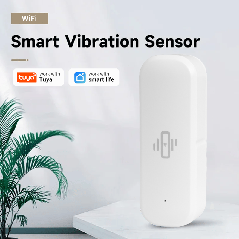 Home Security Monitoring - Tuya Smart Devices WiFi Vibration Sensor
