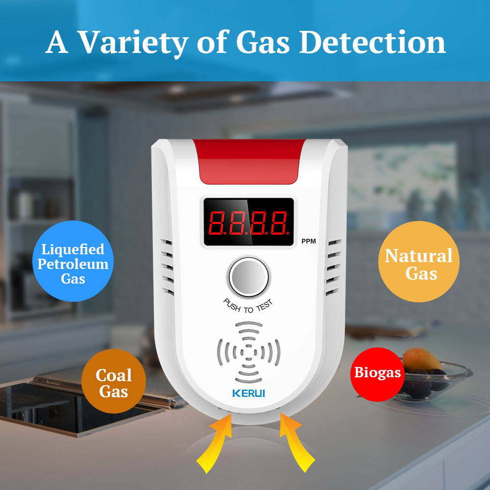 KERUI GD13 LPG GAS Detector Al - Home Security Upgrades review and price