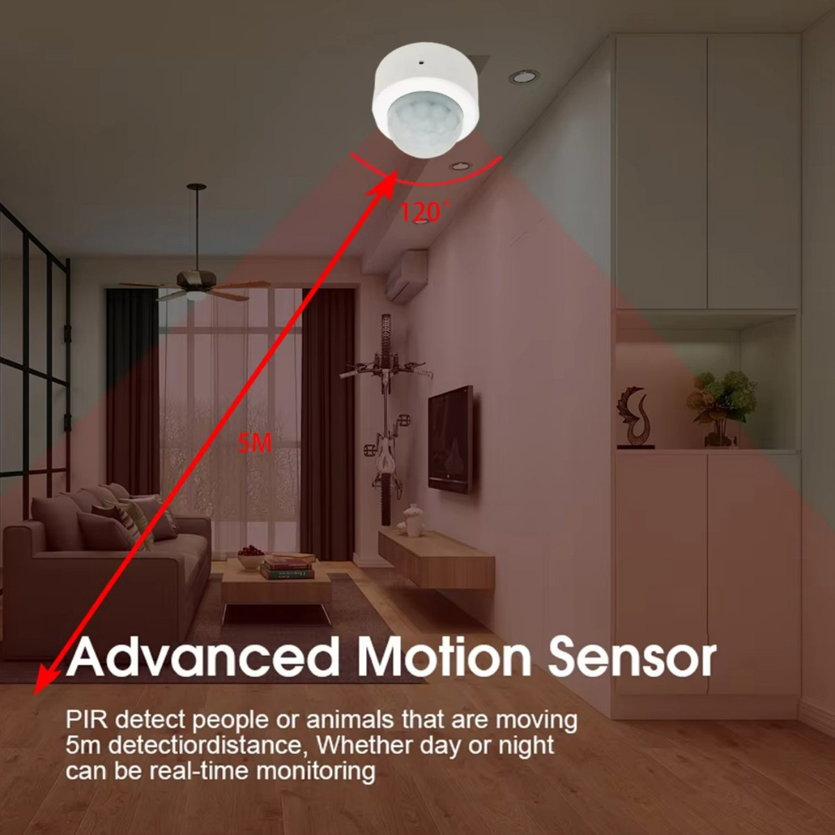 Zigbee PIR Motion Sensor Human - Home Security Tools review and price
