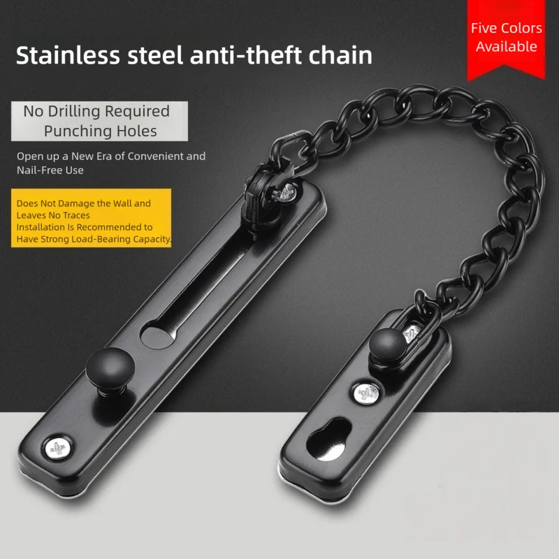 Heavy-Duty Polished Press Latc - Door Chain Guard review and price