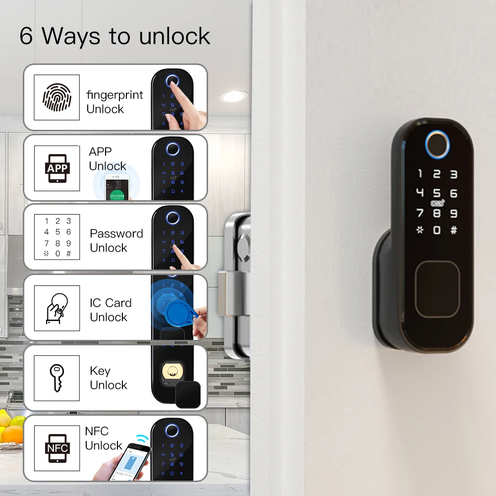 MOES WiFi Tuya Smart Lock Door - Home Security Upgrades review and price