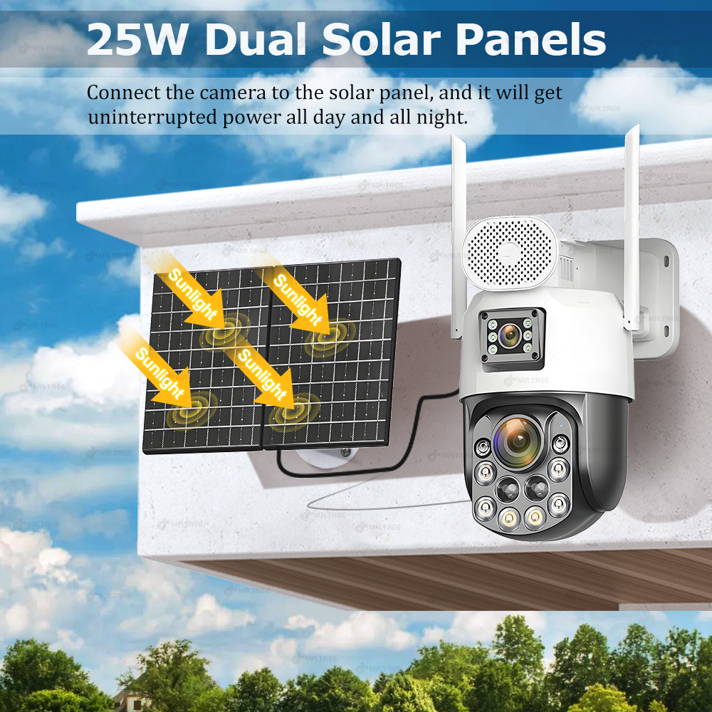 Dual Lens 4K 4G Security Outdo - Home Security Battery review and price