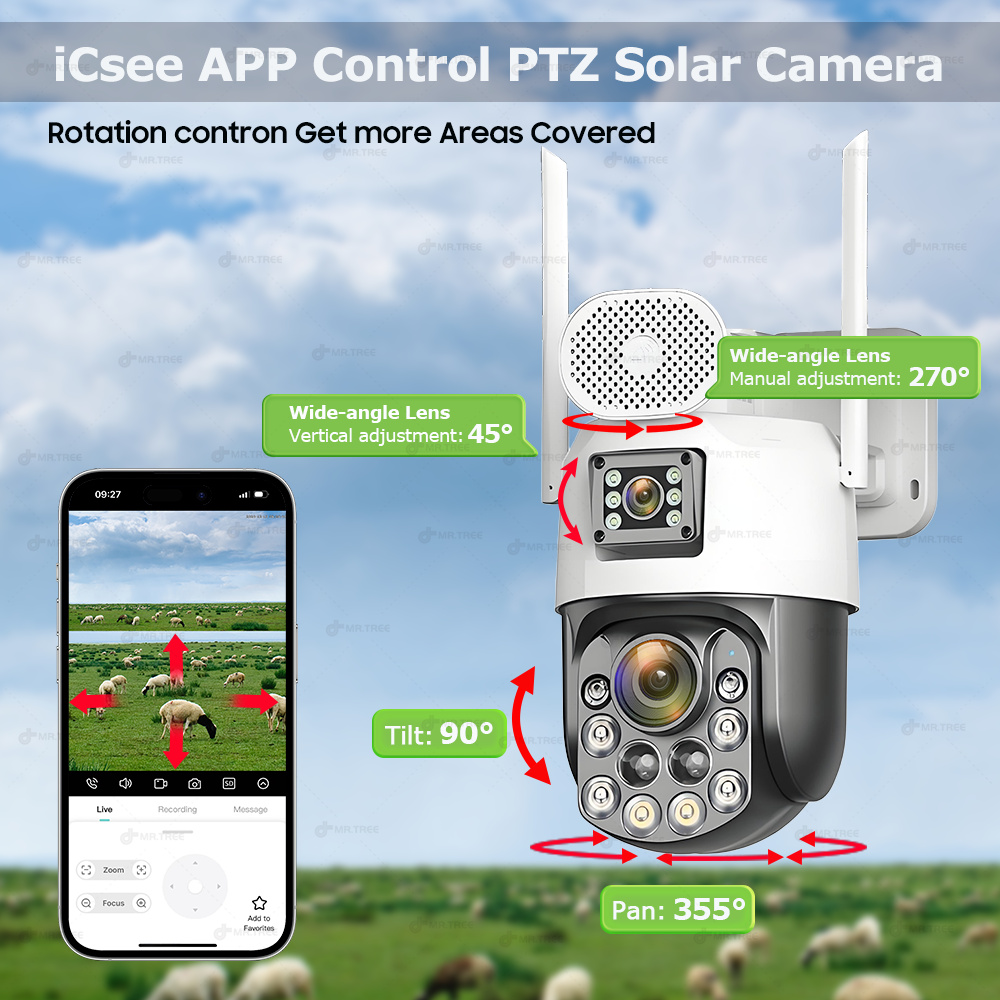 Dual Lens 4K 4G Security Outdo - Home Security Battery review and price