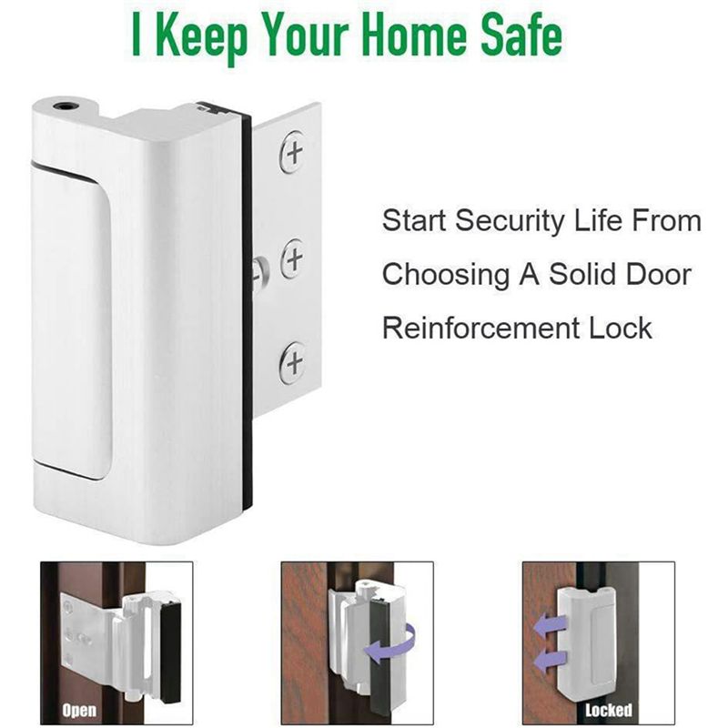 2X Home Security Door Lock Chi - Home Security Door Reinforcement Lock review and price