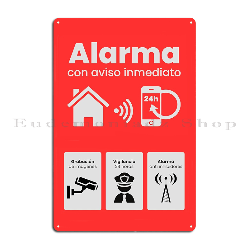 Retro 24h Alarm System Metal S - Home Security Tools review and price