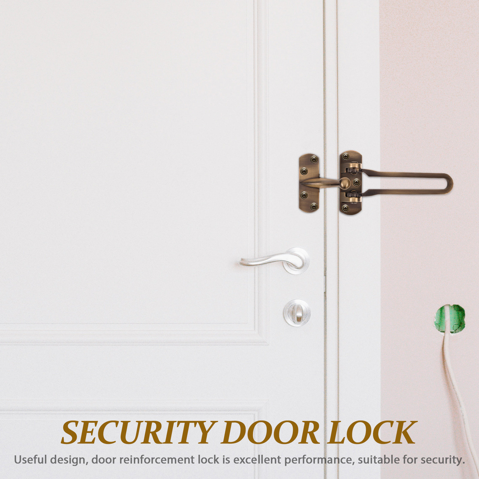 Front Door Security Lock Reinf - Home Security Door Reinforcement Lock review and price