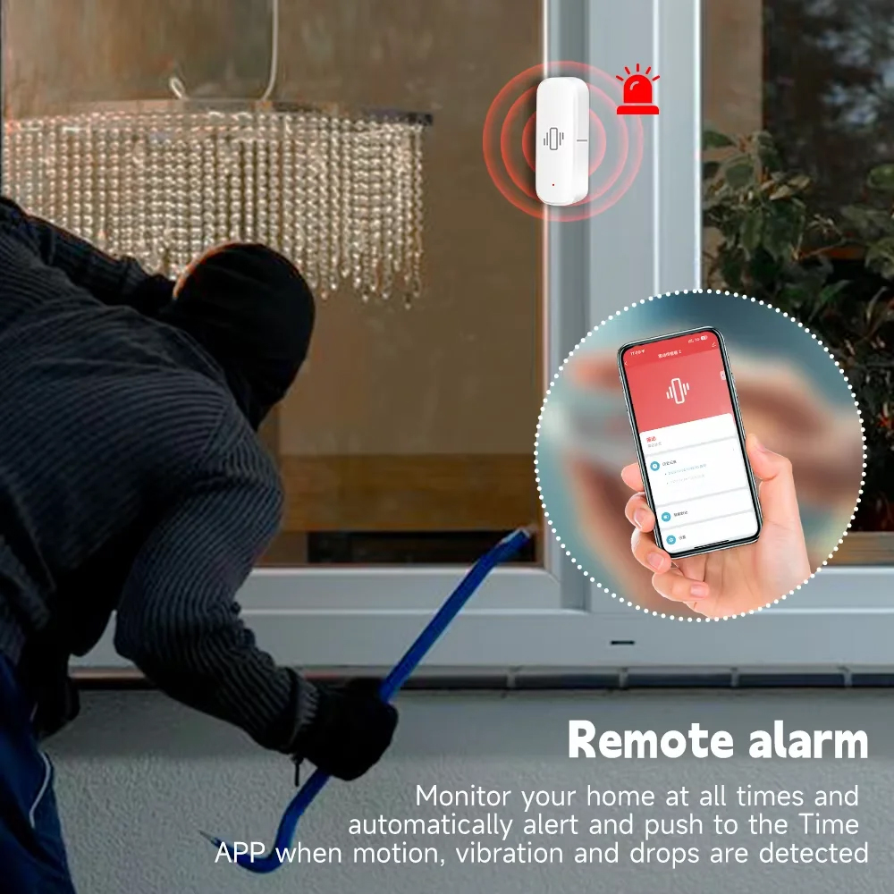 Smart ZigBee Vibration Sensor  - Home Security Tools review and price