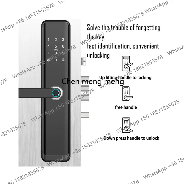 Rfid Fingerprint Handle Smart  - Home Security Battery Replacement review and price