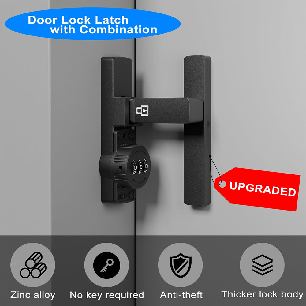 Security Barn Door Lock 3-Digi - Home Security Door review and price