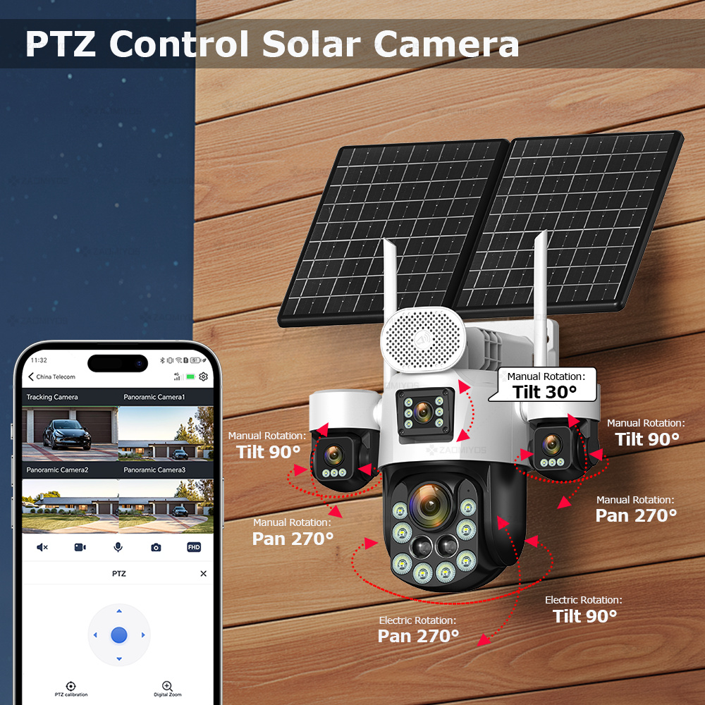4 Lens Outdoor 360° Surveillan - Home Security Ultimate review and price