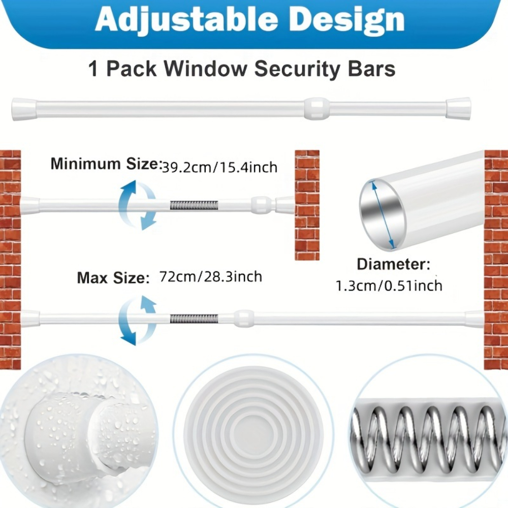 Adjustable Metal Window & Door - Home Security Door Reinforcement Lock review and price