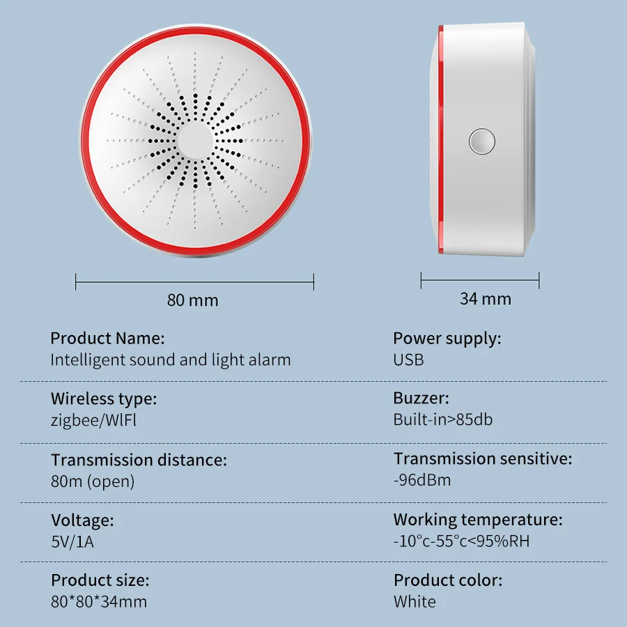 Tuya WiFi ZigBee Smart Alarm S - Home Security Ultimate review and price