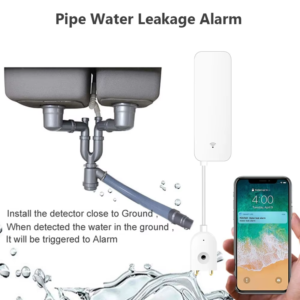 ZigBee WiFi Water Leak Sensor  - Home Security Tools review and price