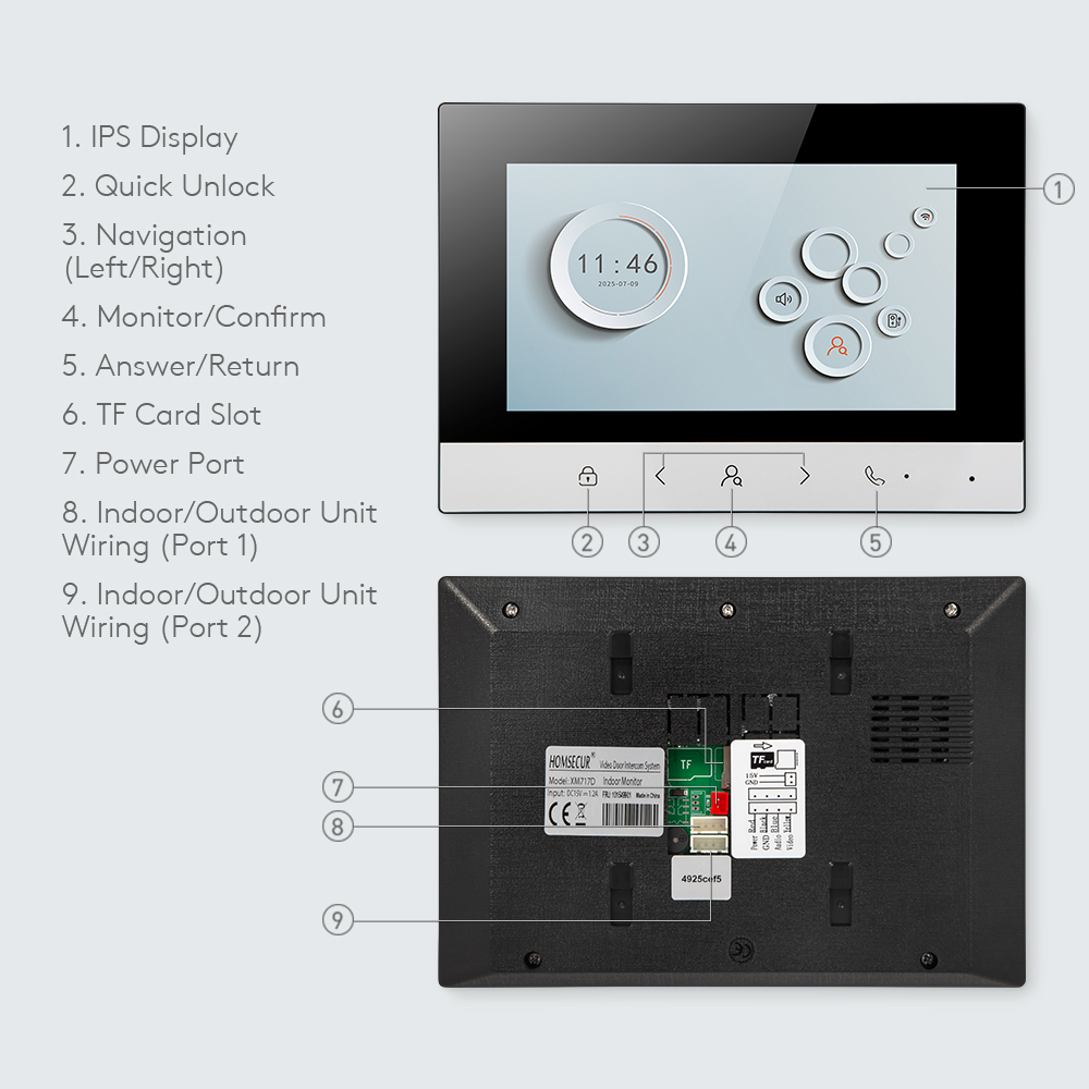 Tuya Smart WIFI Indoor Monitor - Home Security Monitoring review and price