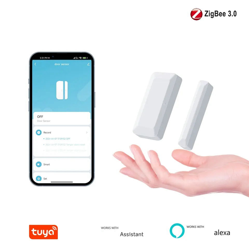 HLZS-Tuya Zigbee Door Sensor W - Home Security Door review and price