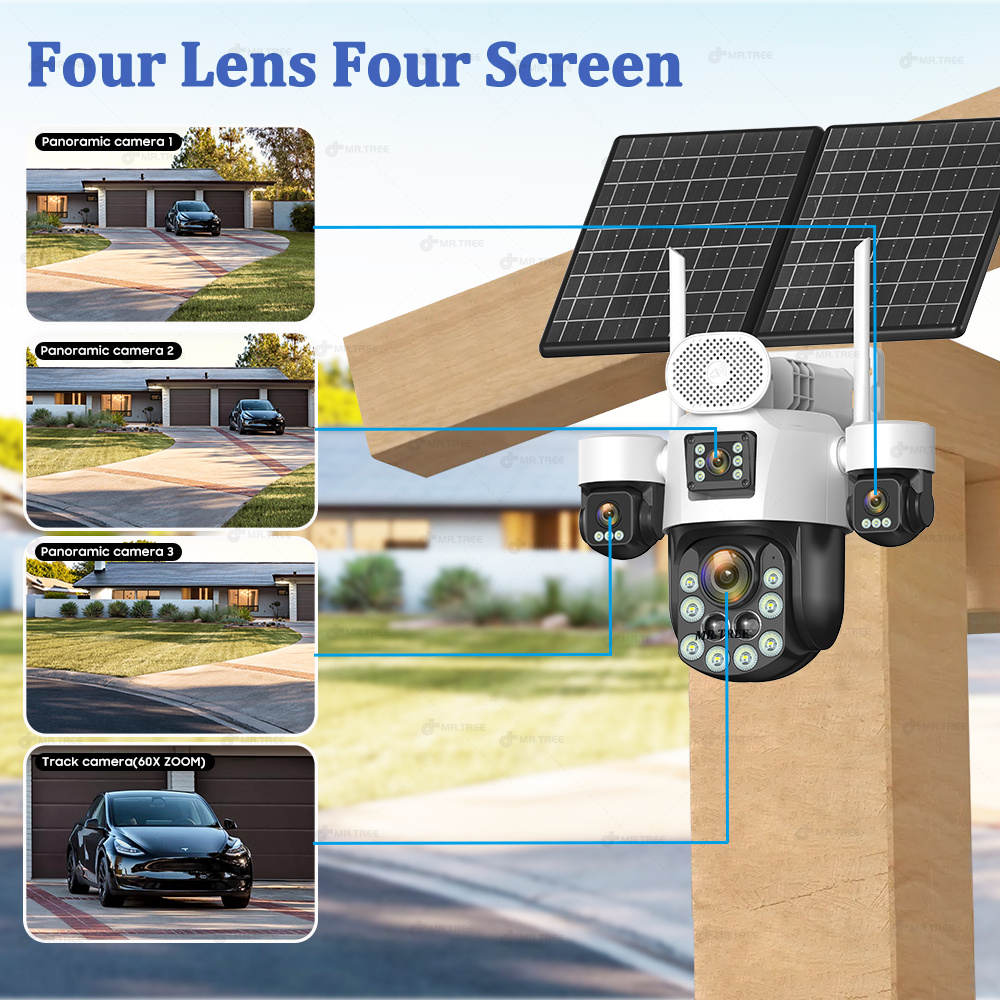 AOV Four Lens Outdoor Surveill - Home Security Ultimate review and price
