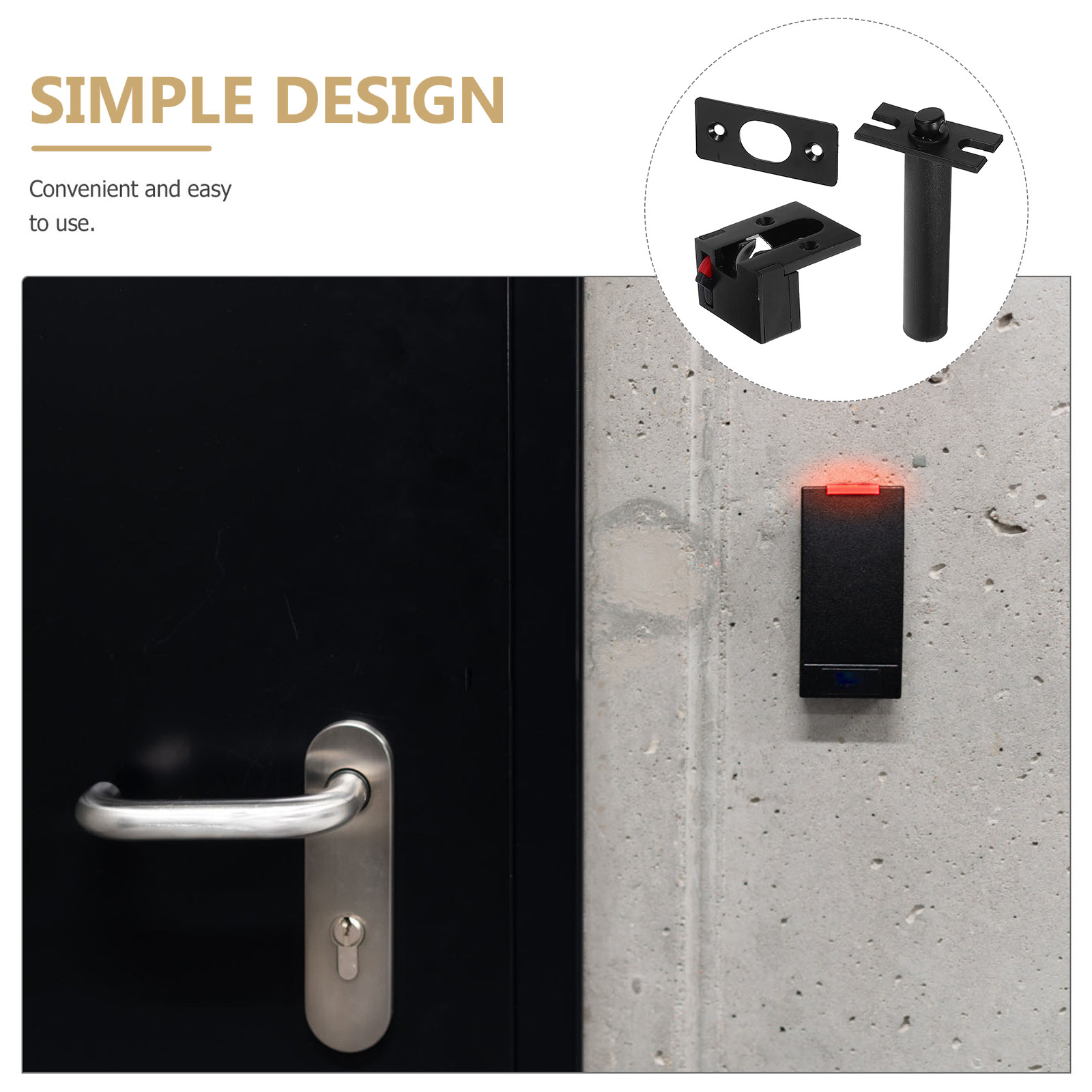 1Set Concealed Stainless Steel - Door Chain Guard review and price