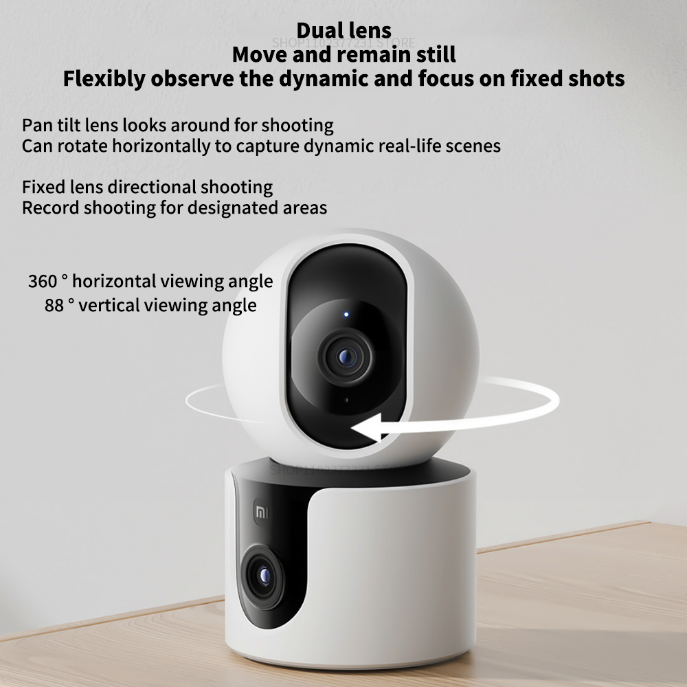 Xiaomi Smart Camera C300 Dual  - Home Security Camera Xiaomi Mi 360 review and price