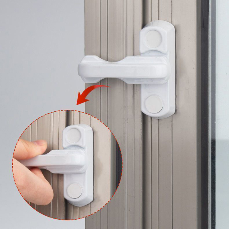 Window Door Sash Lock Plastic  - Home Security Door Reinforcement Lock review and price