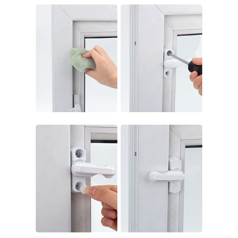 Window Door Sash Lock Plastic  - Home Security Door Reinforcement Lock review and price