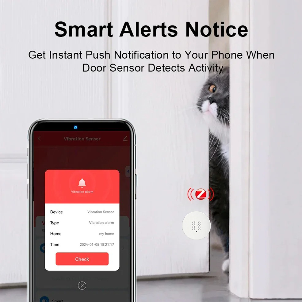 Tuya ZigBee Smart Vibration &  - Home Security Monitoring review and price