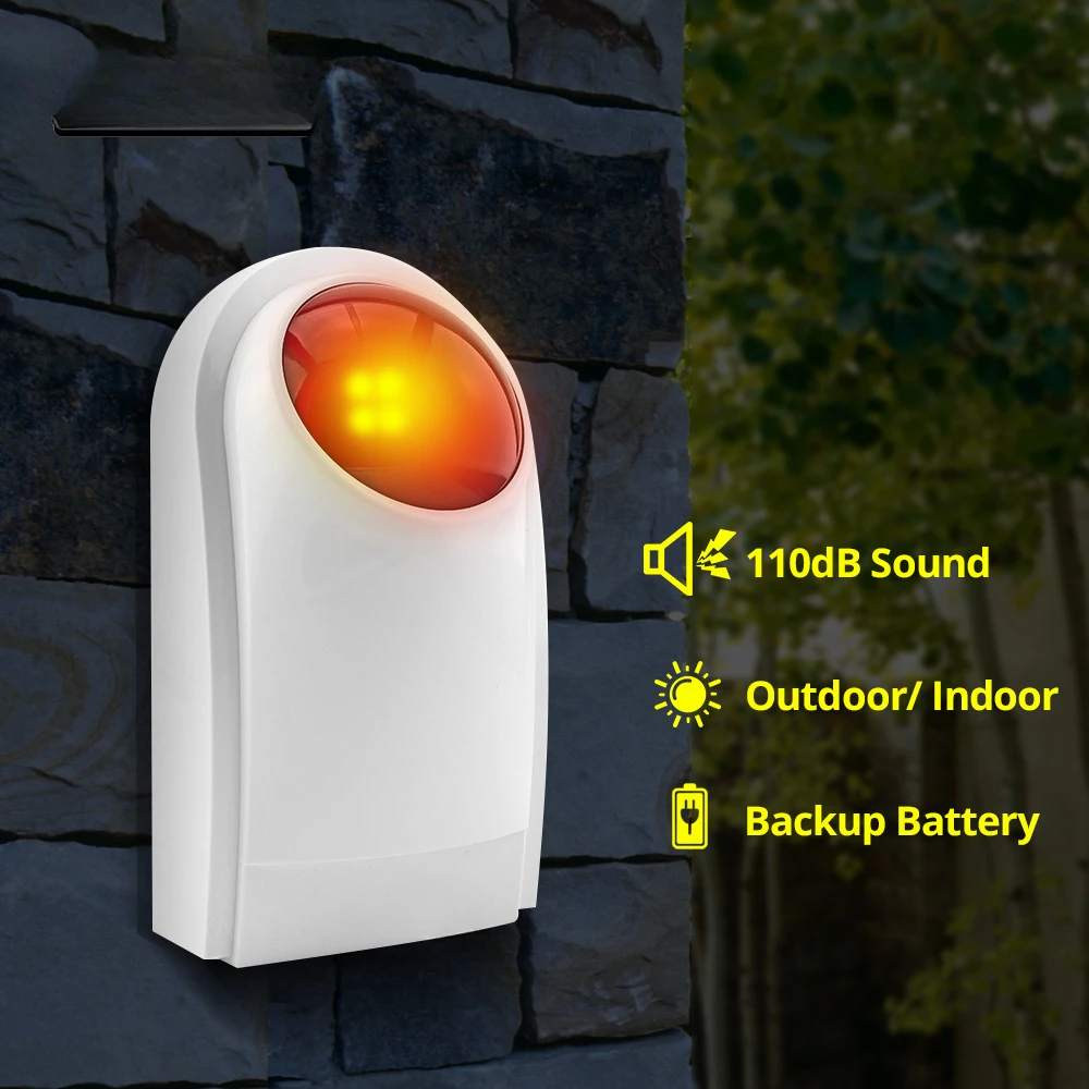 Flash Alarm Wireless Outdoor S - Home Security Battery review and price