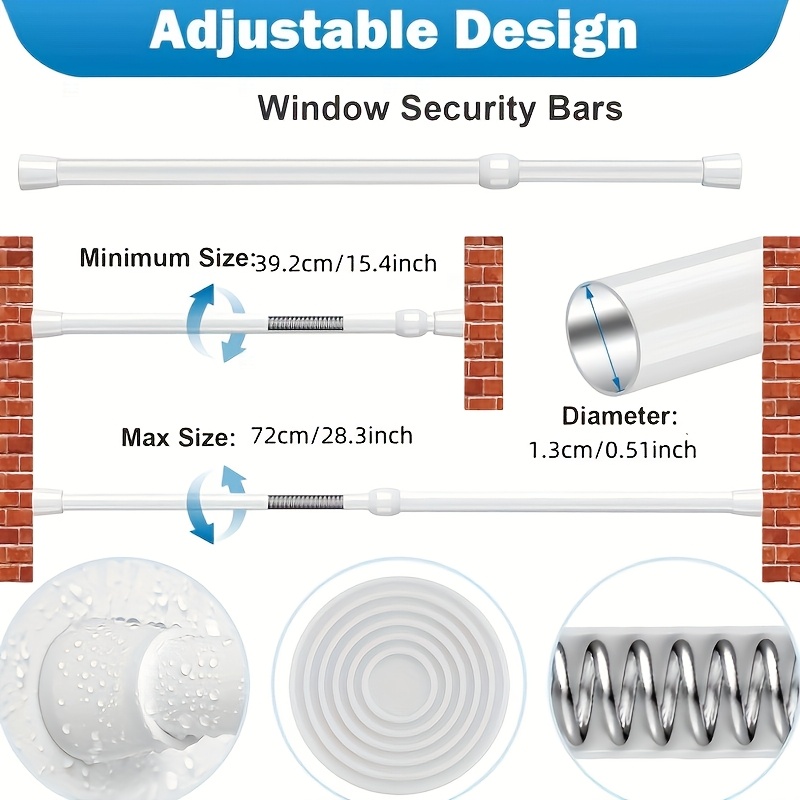Adjustable Safety Ba Polished  - Home Security Door Reinforcement Lock review and price