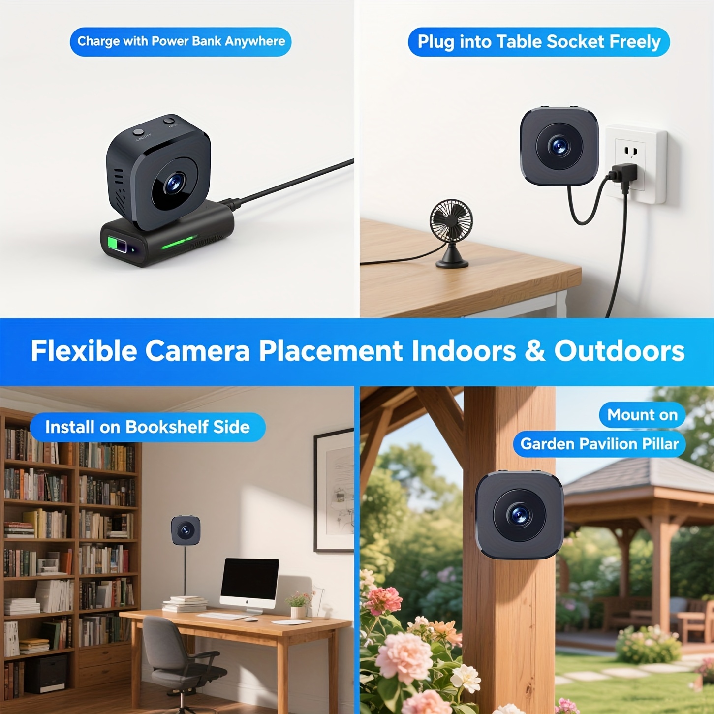1080P HD Mini WiFi Camera Indo - Home Security Monitoring review and price
