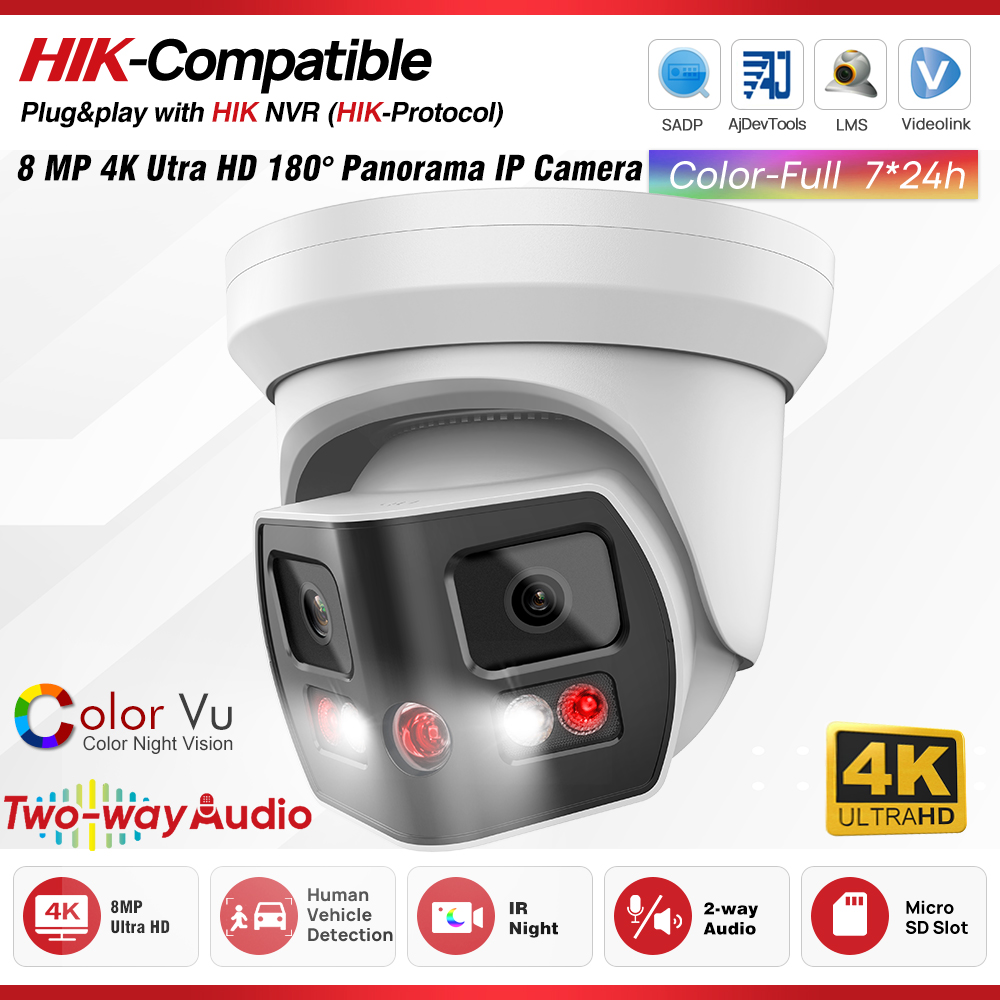 Hikvision Compatible 8MP 2 Len - Home Security Hikvision review and price