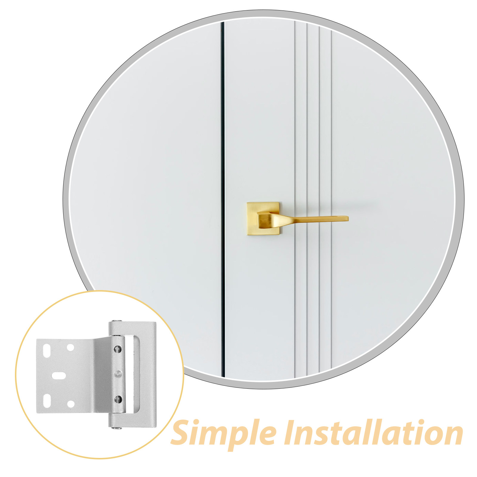 Aluminum Alloy Security Door L - Home Security Door Reinforcement Lock review and price
