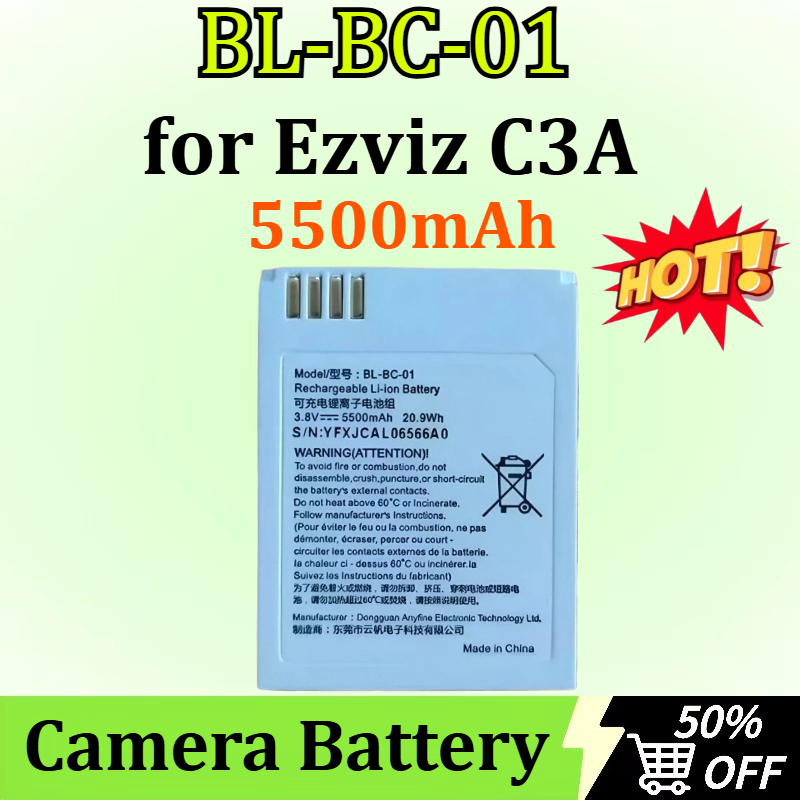New BL-BC-01 3.8V 5500mAh 20.9 - Home Security Battery Replacement review and price