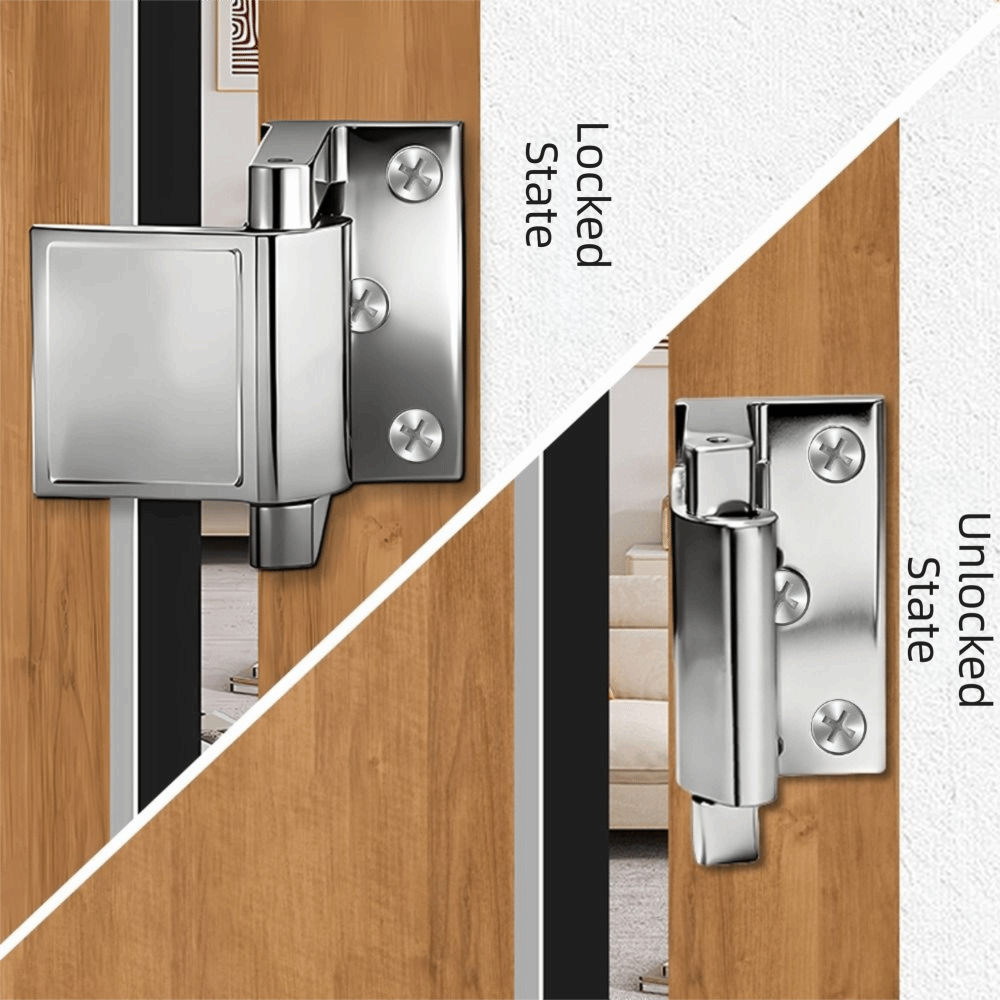 Aluminum Alloy Door Lock Secur - Home Security Door Reinforcement Lock review and price