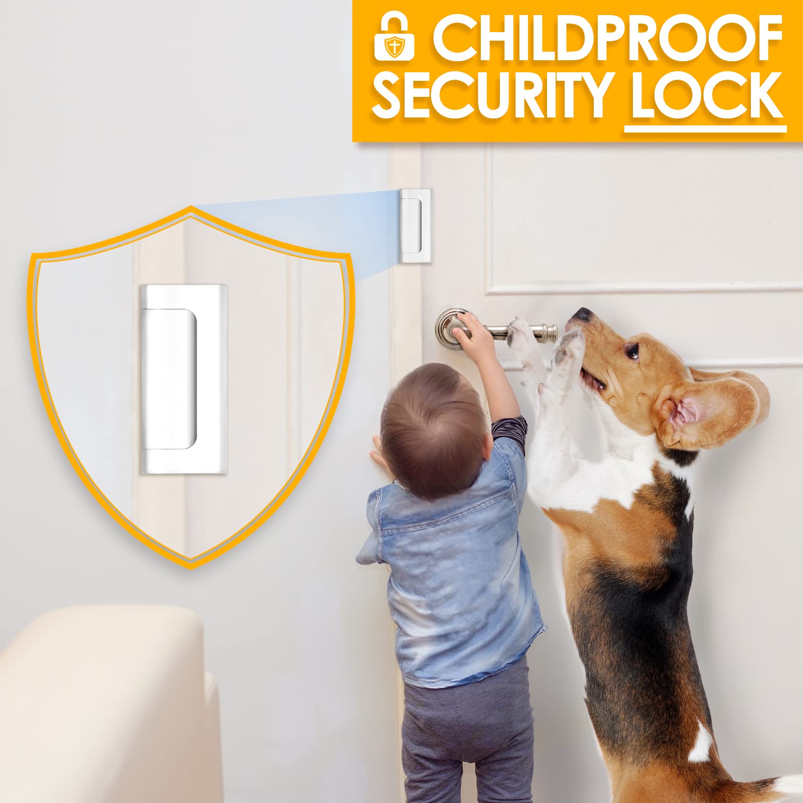 New Home Security Door Lock Al - Home Security Door Reinforcement Lock review and price