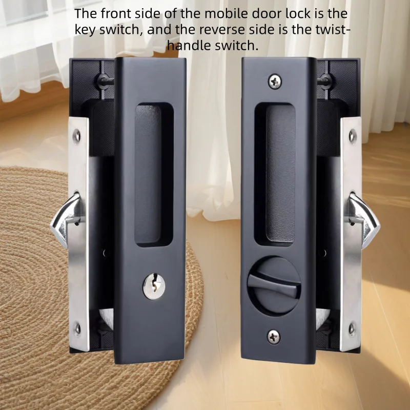 Heavy-Duty Black Sliding Door  - Home Security Door review and price
