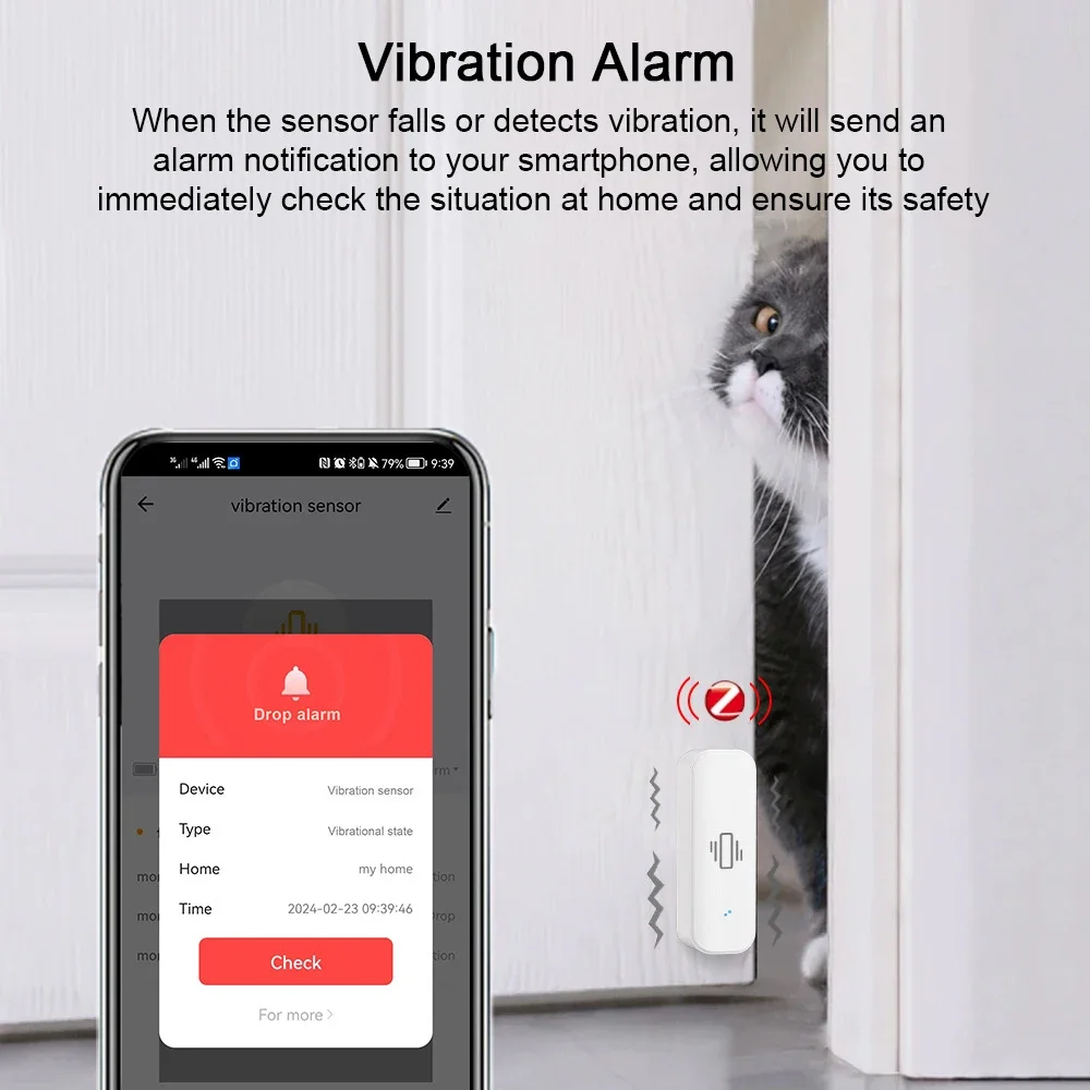 Tuya WiFi/Zigbee Smart Vibrati - Home Security Monitoring review and price
