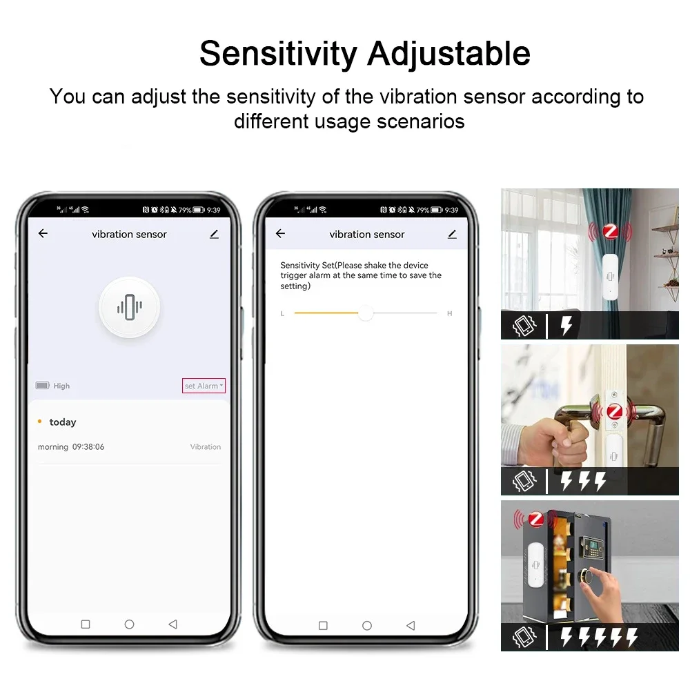 Tuya WiFi/Zigbee Smart Vibrati - Home Security Monitoring review and price