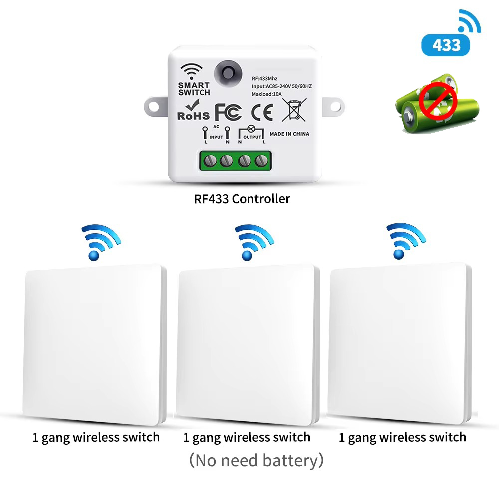 RF433 Self-Powered Wireless Li - Home Security Battery review and price