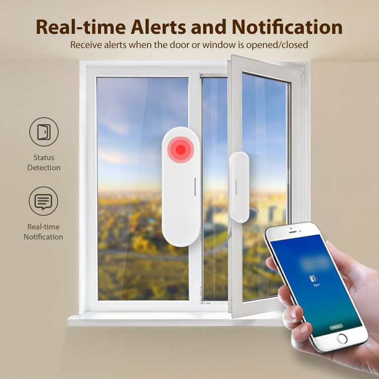 Tuya Smart Door Window Sensor  - Home Security Battery review and price