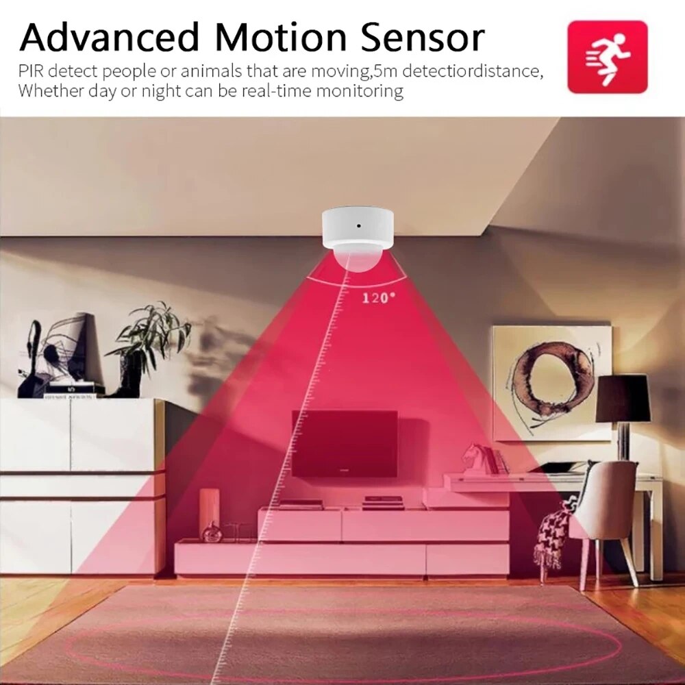 Zigbee Mini PIR Motion Sensor  - Home Security Tools review and price