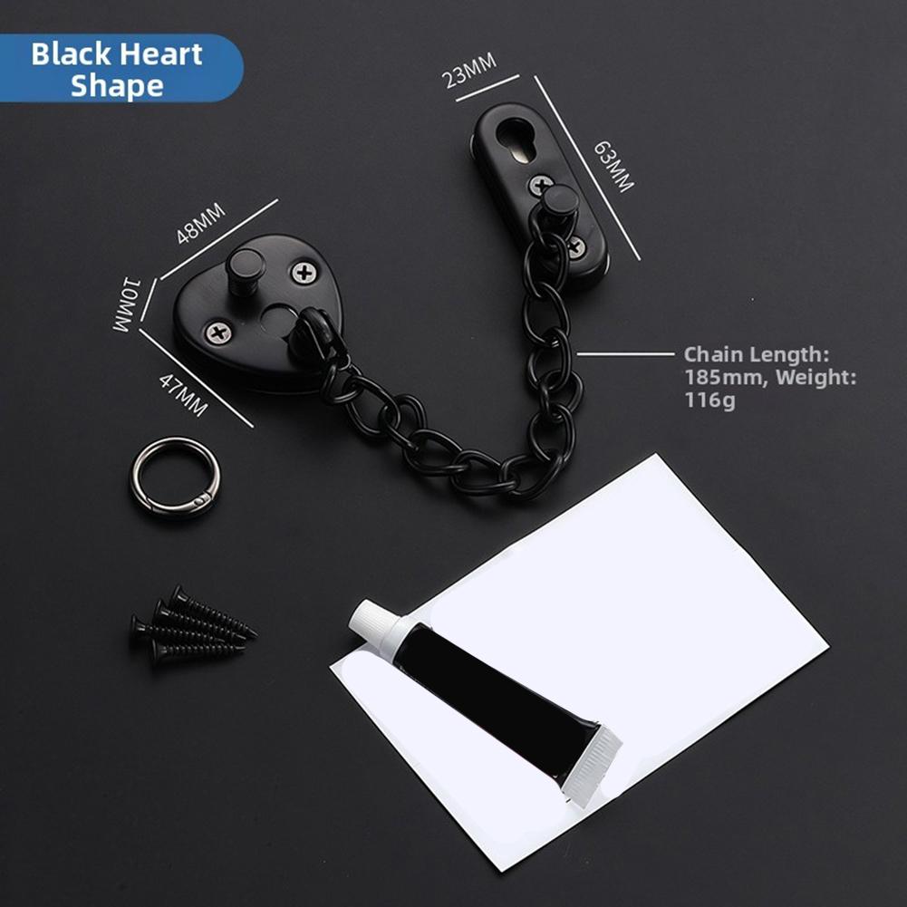 Stainless Steel Door Chain Loc - Home Security Door Reinforcement Lock review and price