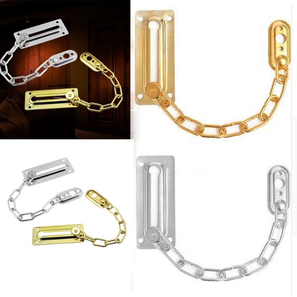 Polished Latch Door Lock Safet - Door Chain Guard review and price