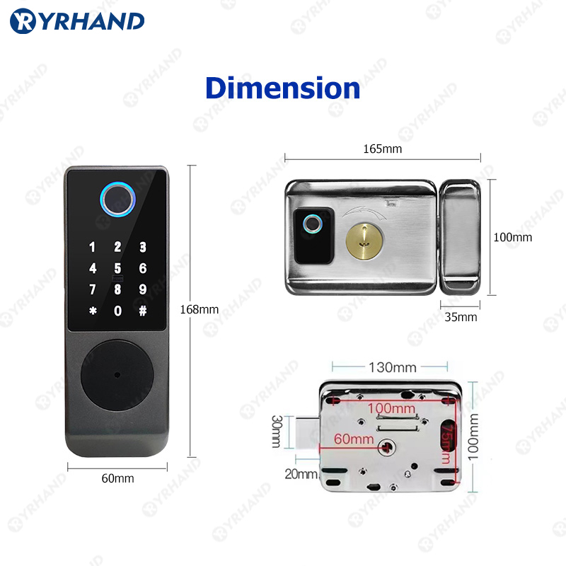 Tuya Smart lock Waterproof Wif - Home Security Battery review and price