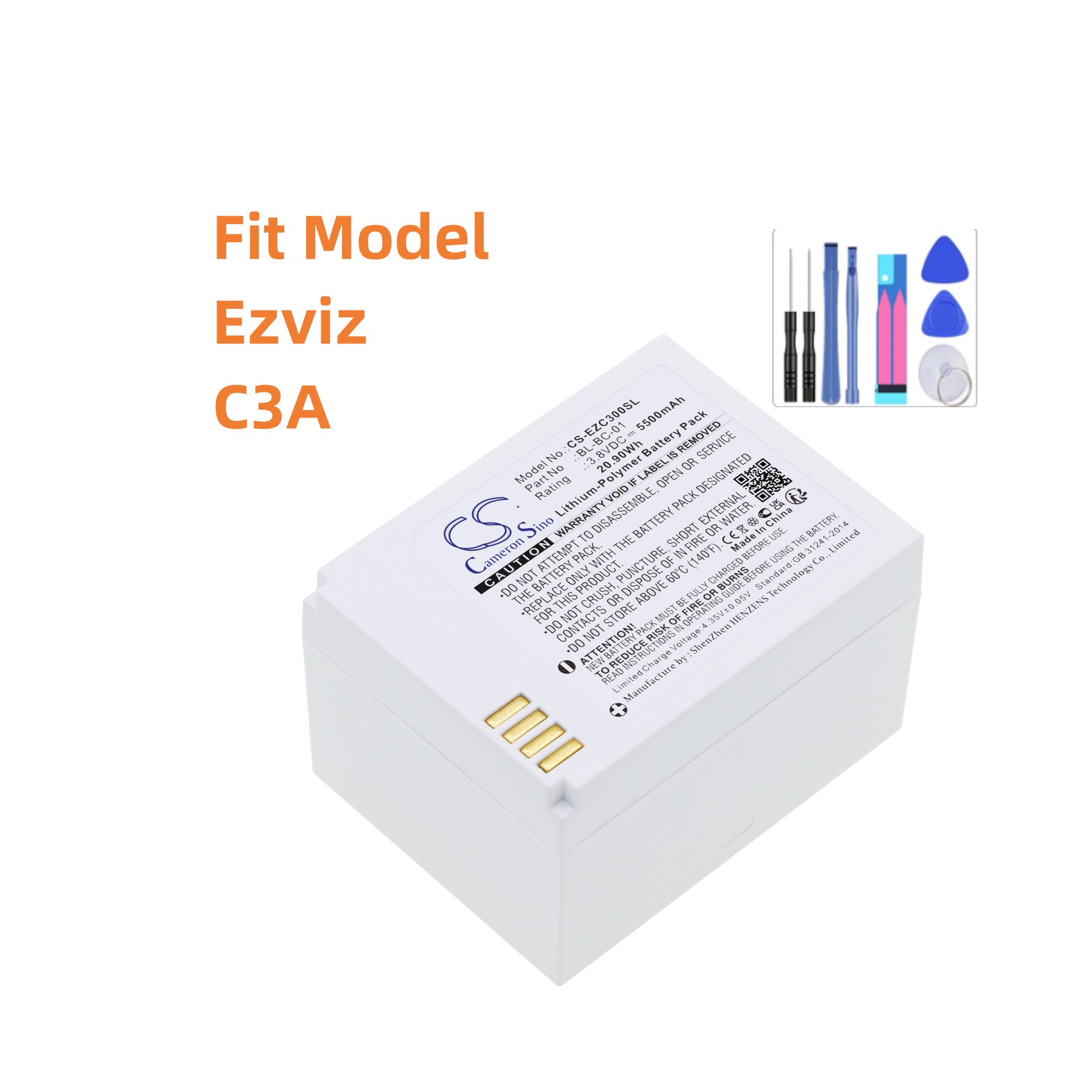 Replacement Battery For Ezviz: - Home Security Battery Replacement review and price